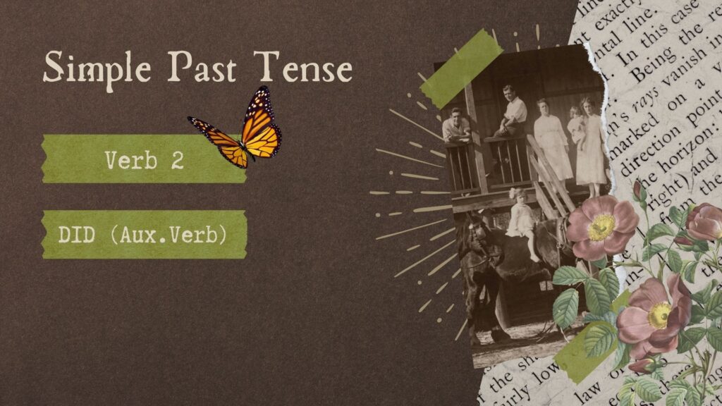 Simple Past Tense-The Verb Verse